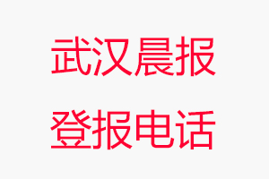 武漢晨報登報電話，武漢晨報登報聯(lián)系電話找我要登報網(wǎng)