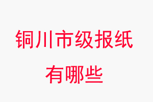 銅川報紙有哪些,銅川市級報紙有哪些找我要登報網