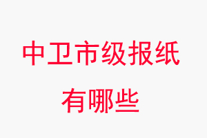 中衛報紙有哪些，中衛市級報紙有哪些找我要登報網