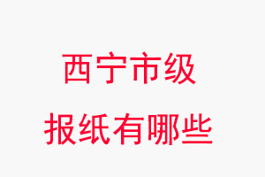 西寧報(bào)紙有哪些,西寧市級報(bào)紙有哪些找我要登報(bào)網(wǎng)